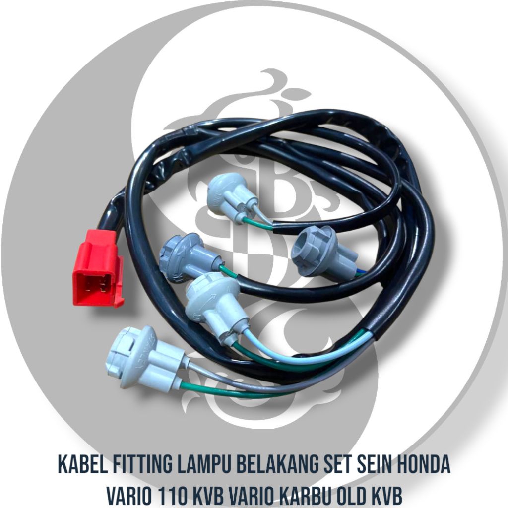 Kabel Fitting Lampu Belakang Honda Vario Kvb 110 Karbu Piting Stop Belakang Vario Karbu 110 Kvb Set 