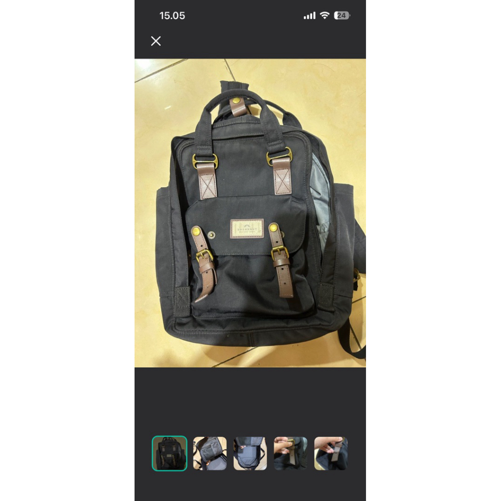 Doughnut Macaroon Backpack Regular Original Preloved