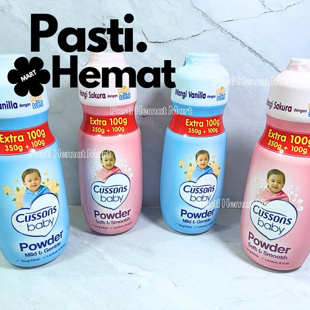 Cussons Baby Powder 350 GR + 100 GR | Bedak Cussons 450GR | Bedak Bayi Cussons Besar | Cussons Baby 