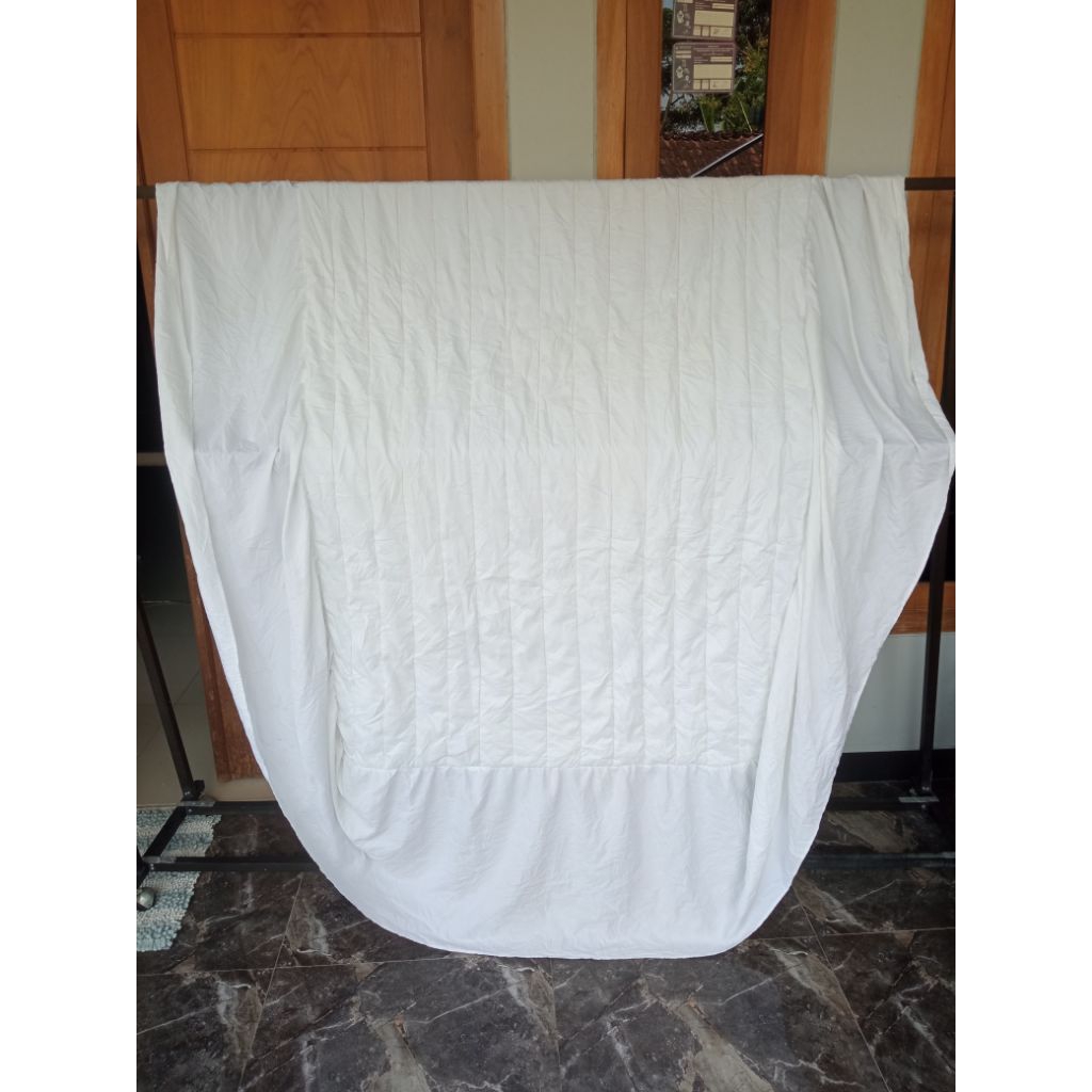 SPREY PUTIH RUMBAI UK 110-120*200 CM