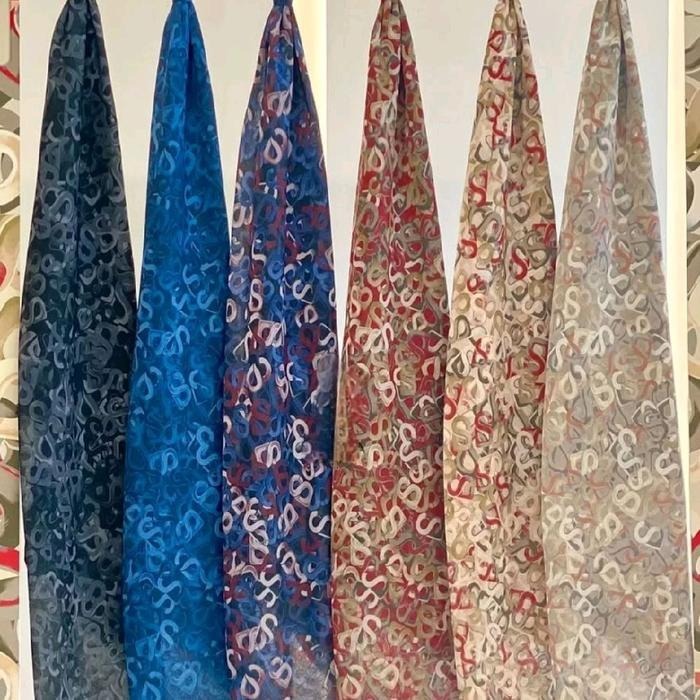 MODINITY Buttonscarves Samla Series Voile Square AS IS Defect Minor