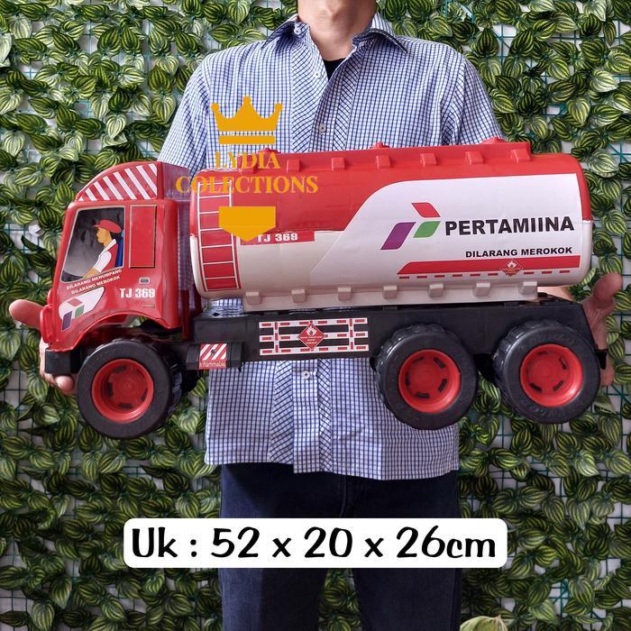 Mainan Truk Tangki BBM Pertamina Ukuran Besar