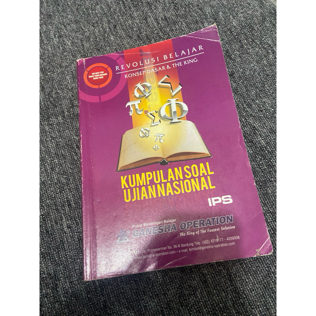 Revolusi belajar konsep dasar & the king kumpulan soal ujian nasional ips ganesha operation