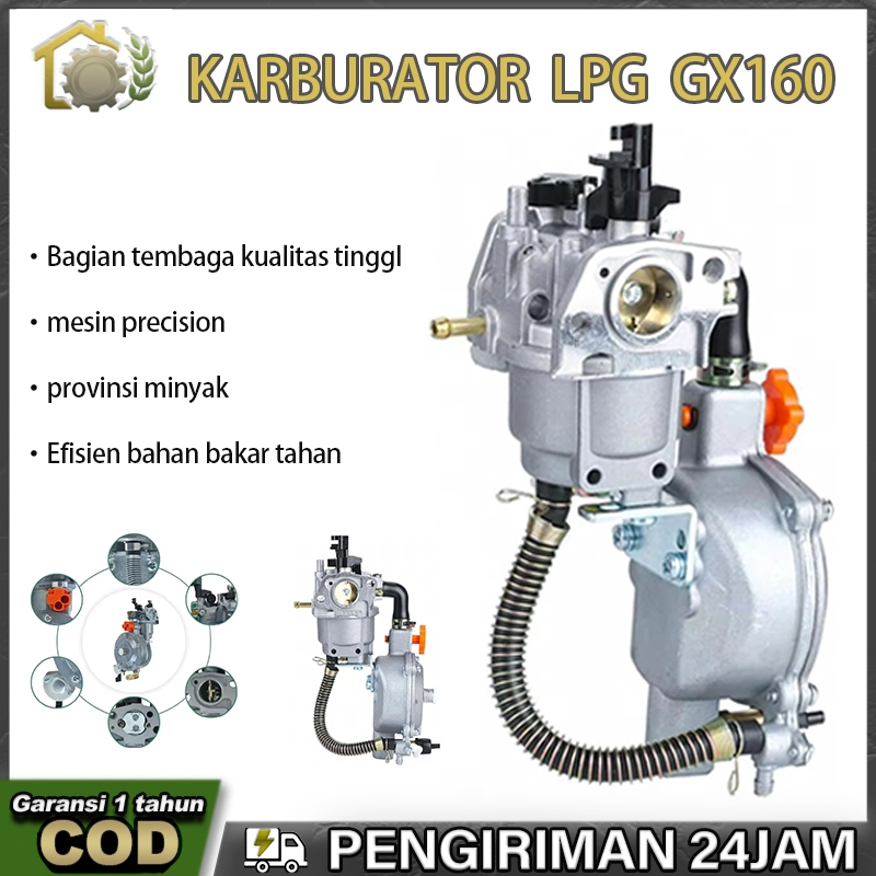KARBURATOR LPG 168F 2500 / Karburator Gas Kit Konversi LPG NG Karburator Bahan Bakar Ganda Generator