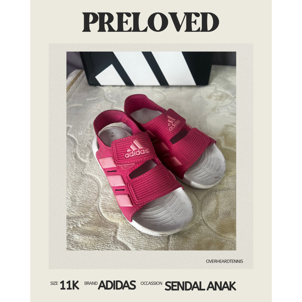 Adidas PRELOVED Altaswim 2.0 Sandals Kids Core Pink Sandal Anak Adidas Altaswim 2.0 Warna Core Pink 