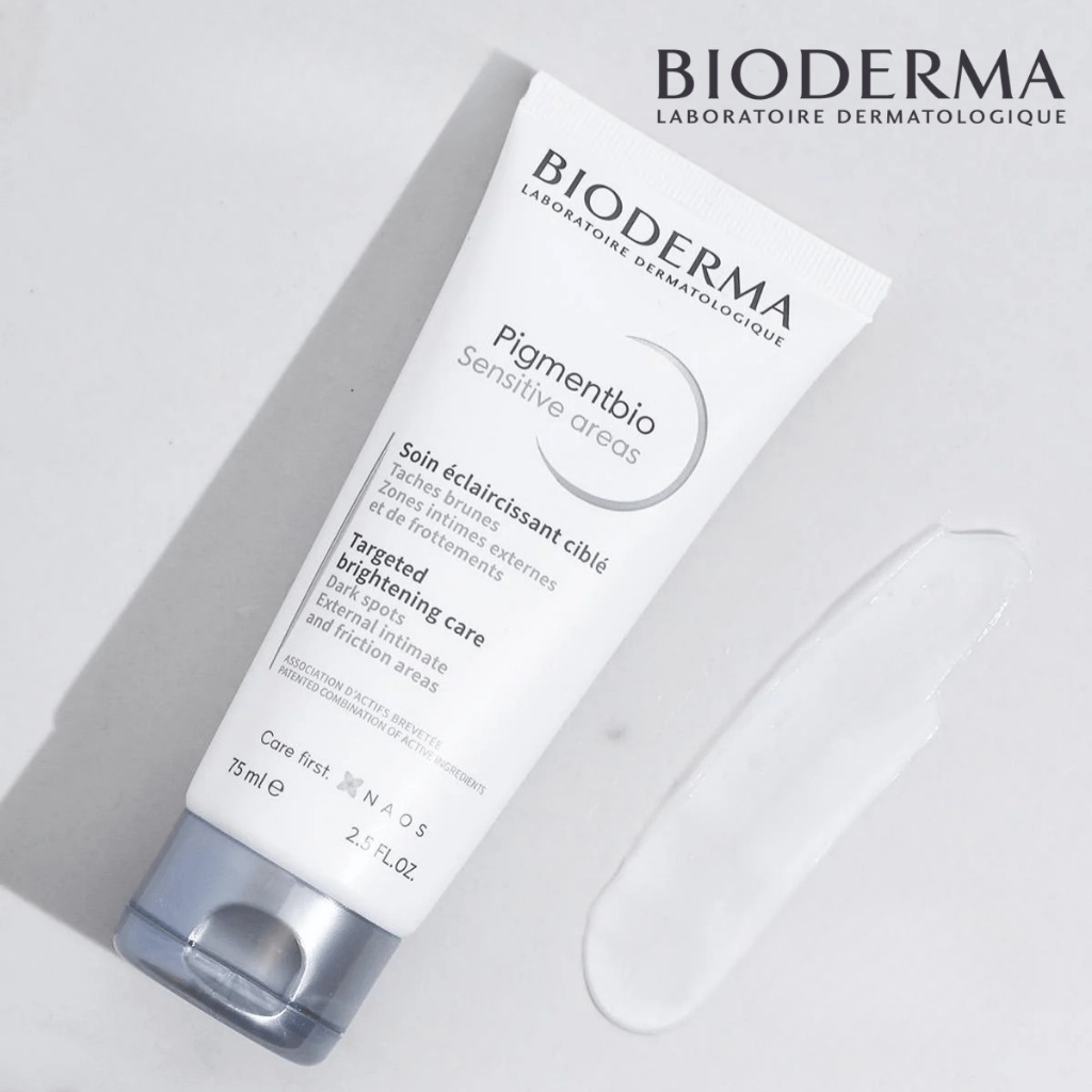Bioderma Pigmentbio Sensitive Areas 75 ml / Brightening Care for Sensitive and Intimate Skin