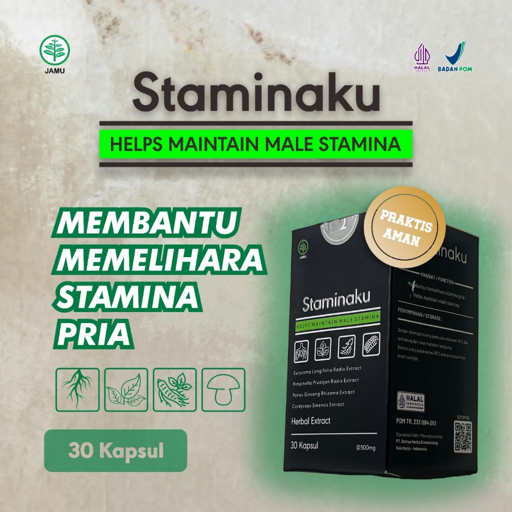 STAMINAKU - Suplemen Kapsul Untuk Mengatasi Ejakulasi Dini