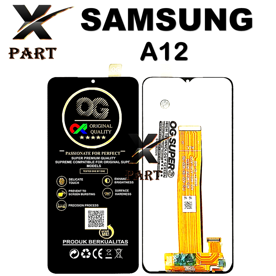 LCD TOUCHSCREEN SAMSUNG GALAXY A12 FULLSET TOUCHSCREEN
