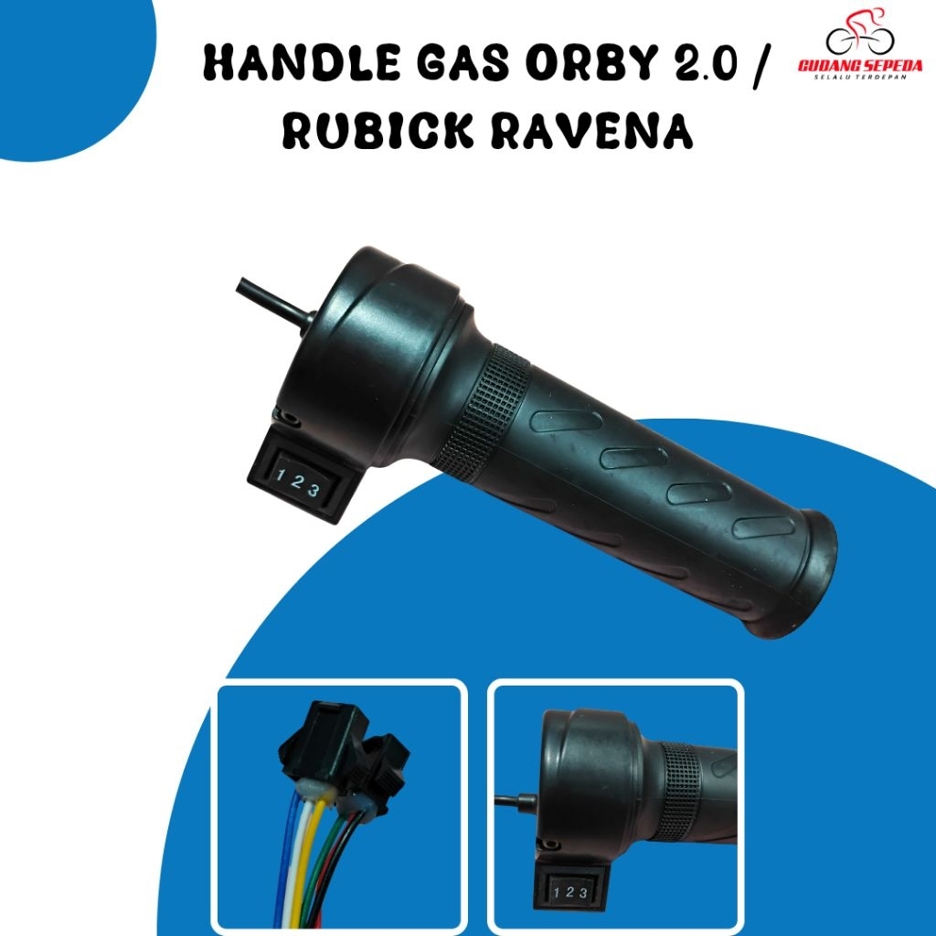 HANDEL GAS UNITED GENIO ORBY 2.0 RAVENA RUBICK THROTTLE RUBIK 2