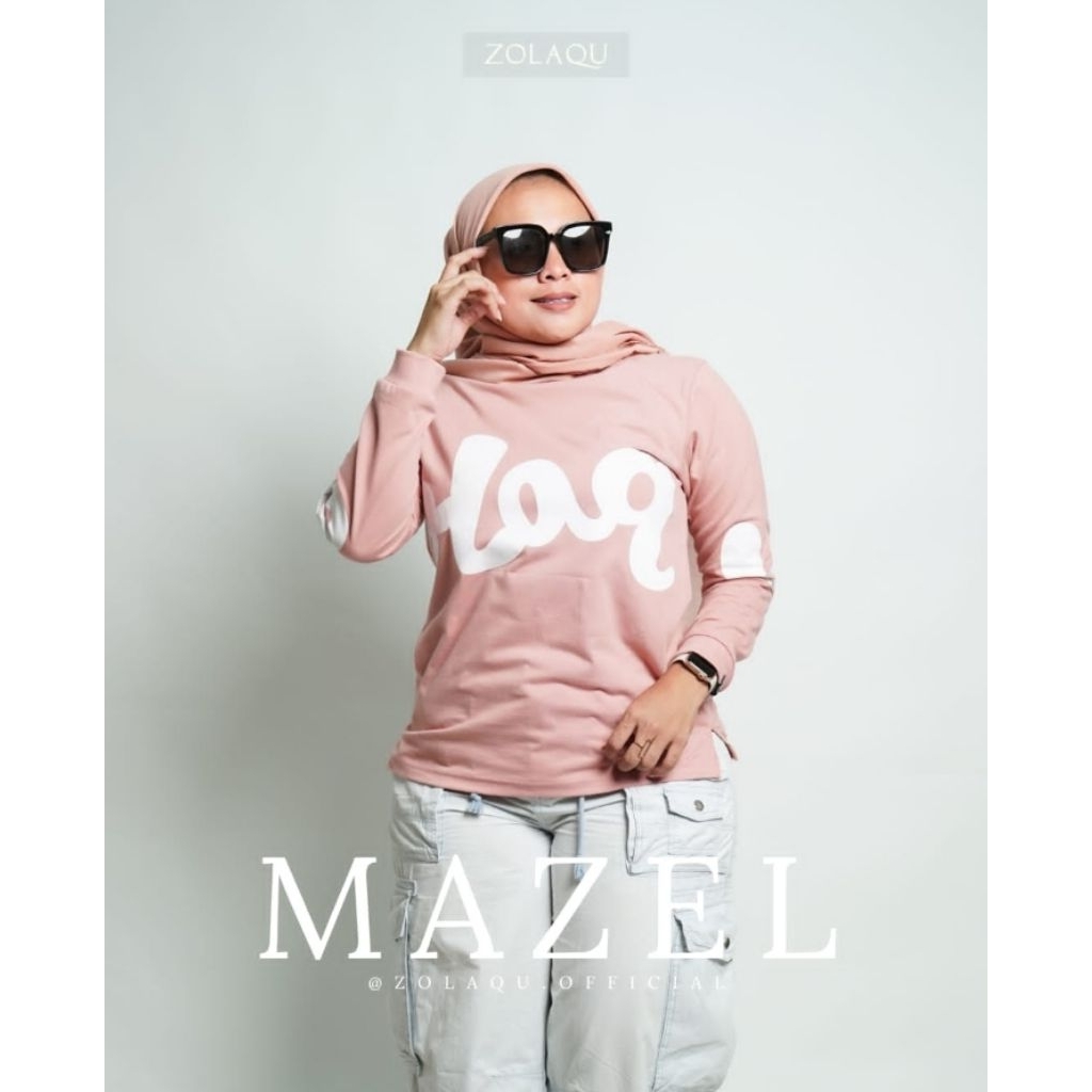 Kaos ZOLAQU ORIGINAL TERBARU Peach / Pink Pucat Series