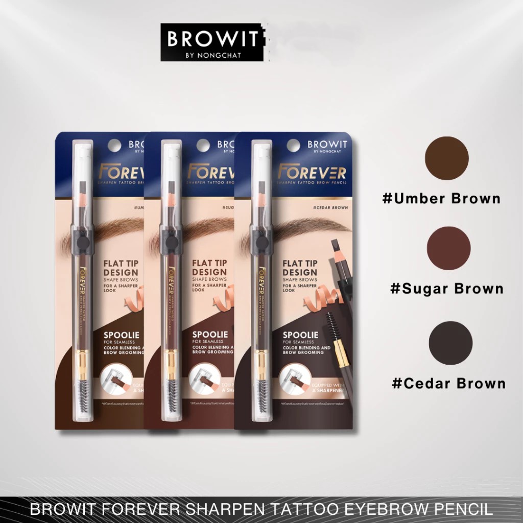 BROWIT by Nongchat Forever Sharpen Tattoo Eyebrow Pencil