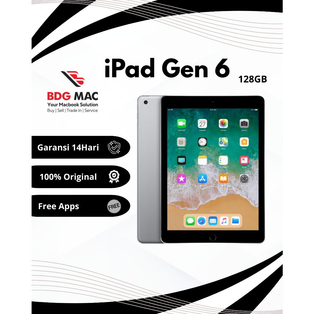 iPad gen 6 128GB 32GB Wifi Second Original Murah