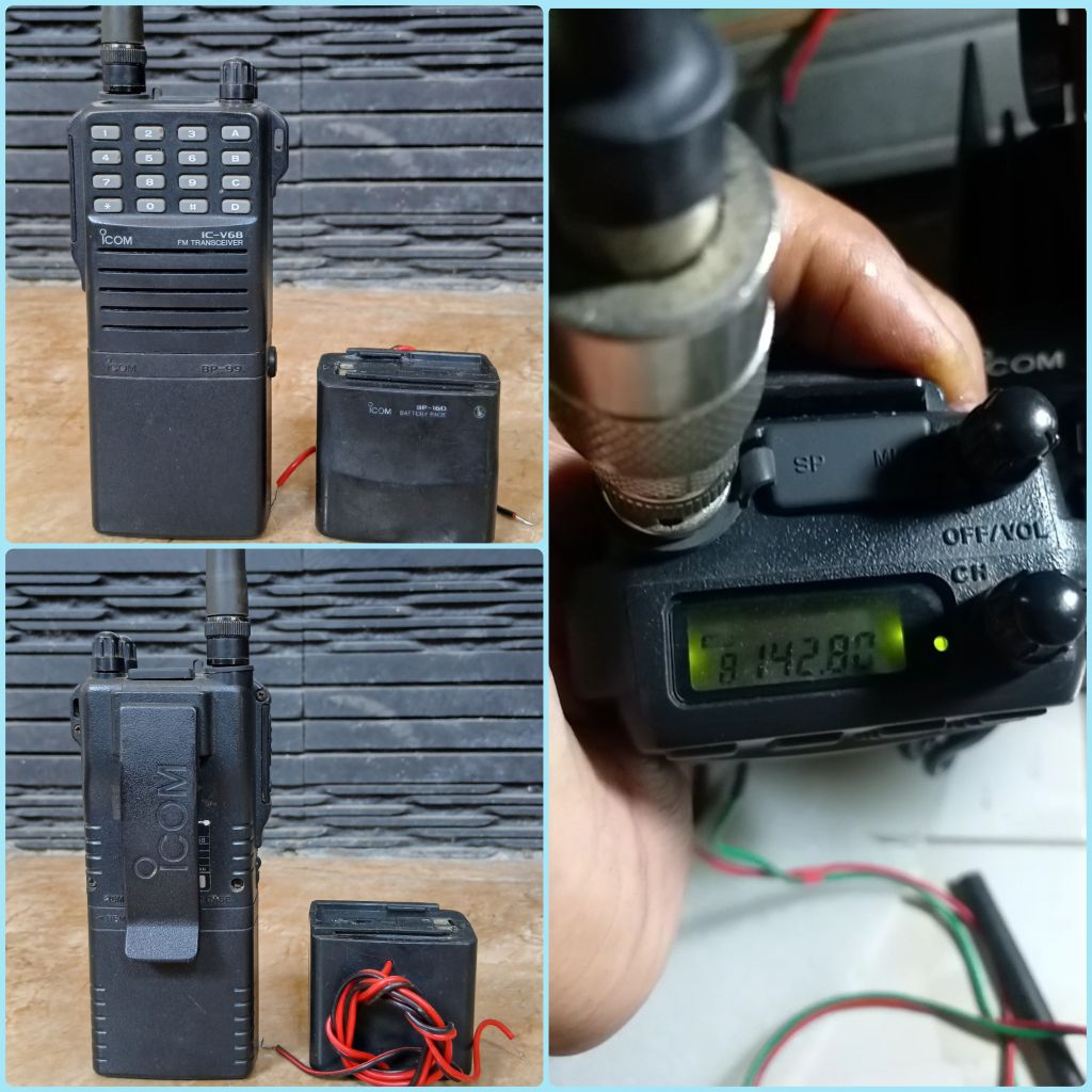 HT JADUL ICOM V68 VHF MULUS ORIGINAL JAPAN