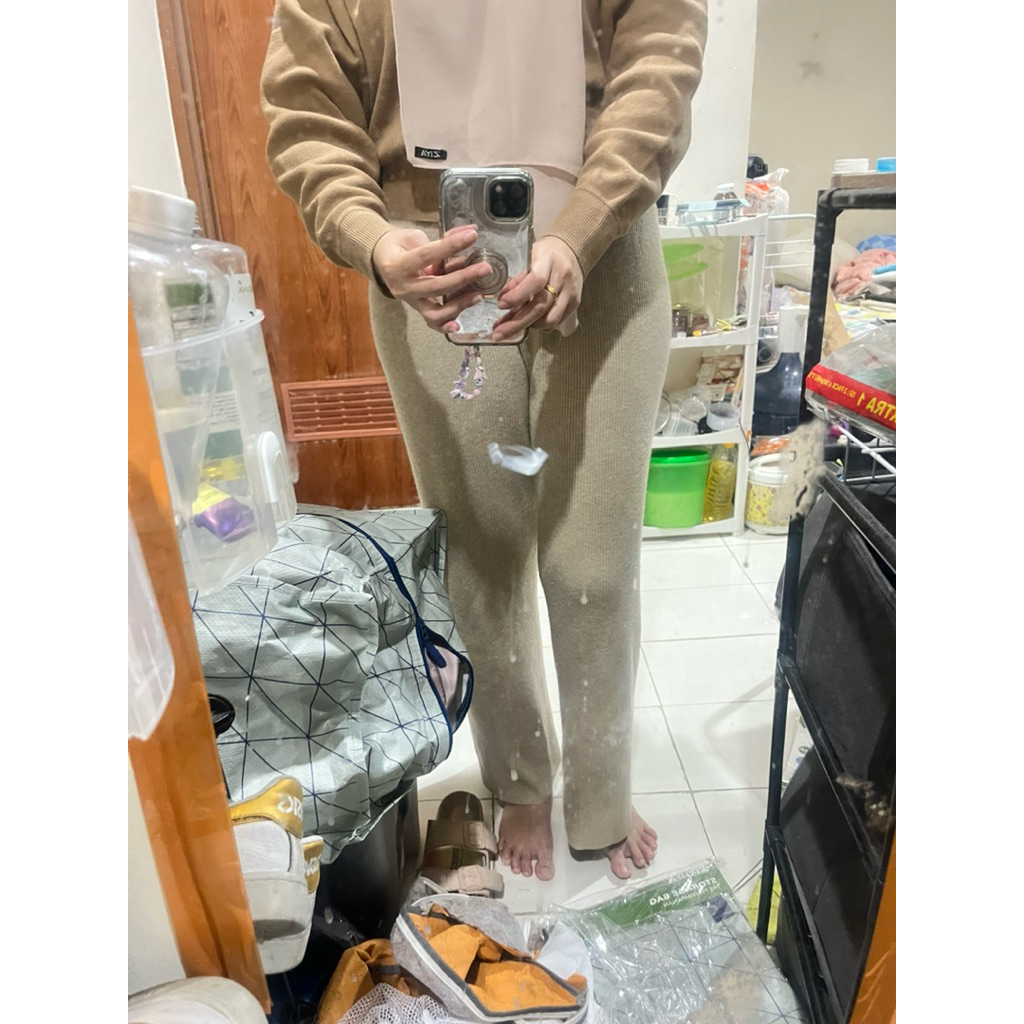 Uniqlo Washable Pants Brown