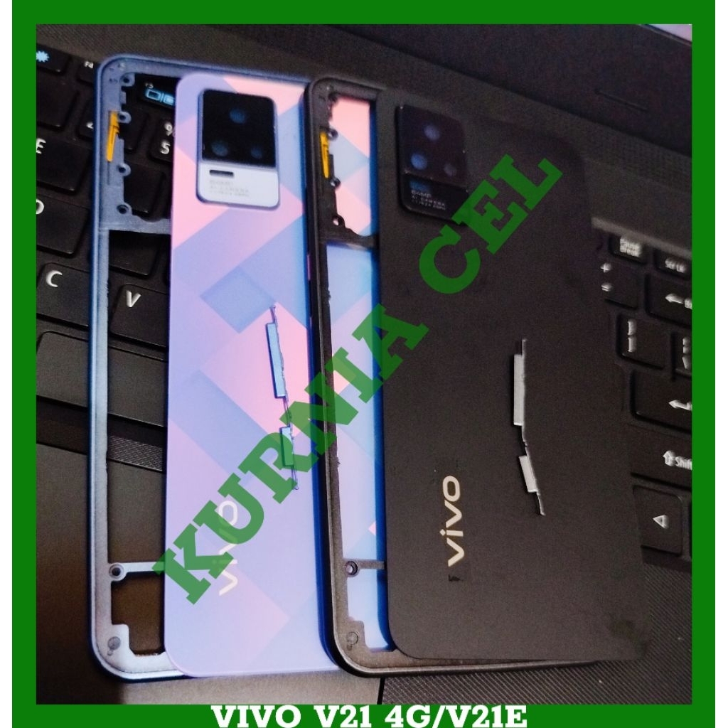 Kesing Haussing full set Backdoor + Bezel VIVO V21 4G / V21E