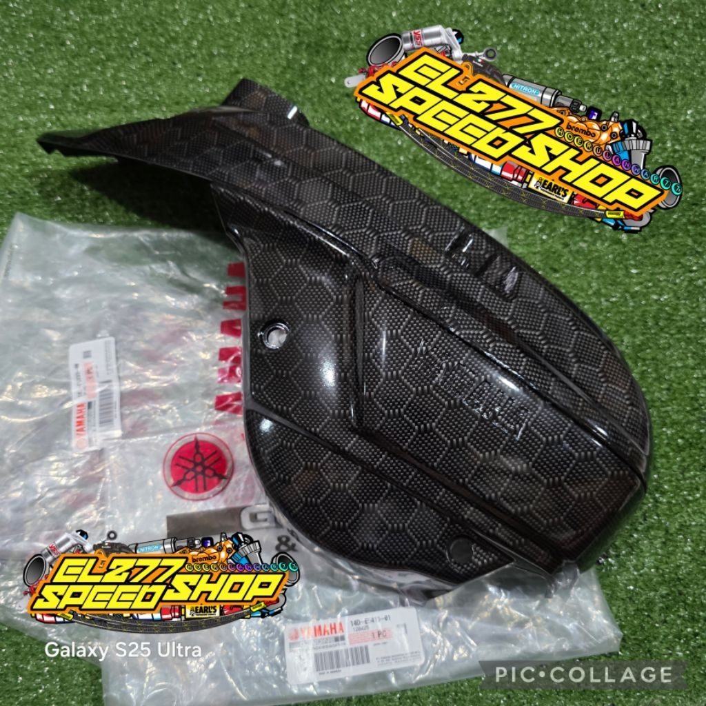 TERMURAH COVER TUTUP PELINDUNG CVT KARBON MIO SOUL KARBU PELINDUNG TUTUP CVT CARBON MIO SOUL KARBU F