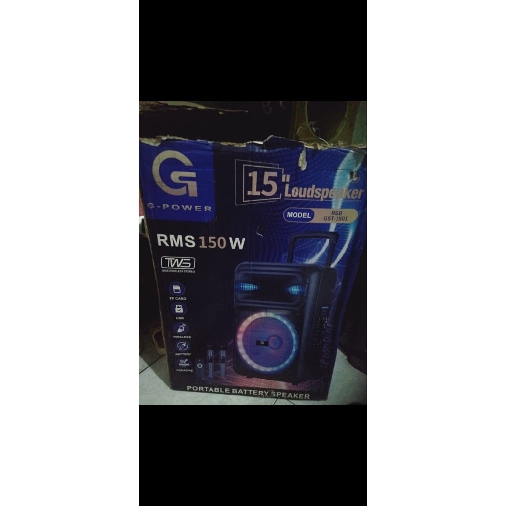 speaker loundspeakr gpower Rms150w