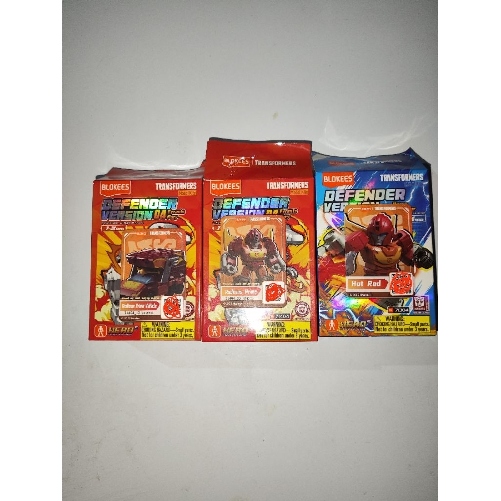 blokees transformers gvd rodimus prime set