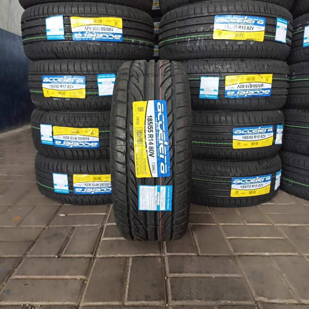 185/55 R14 ACCELERA ALPHA - Ban Mobil Racing Model Rotasi Ban Tubles 185 55 Ring 14 | KOTA GARUT