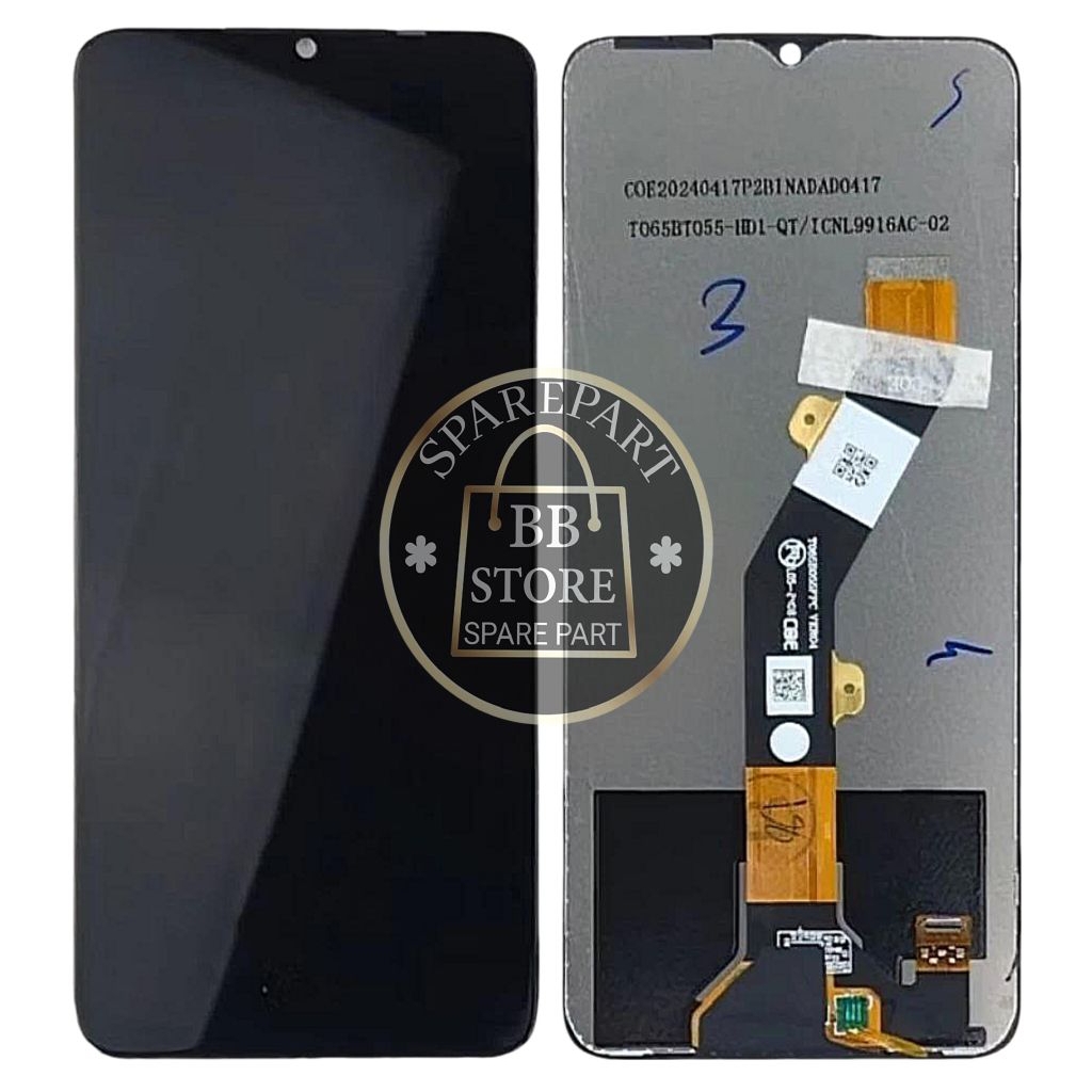 LCD TOUCHSCREEN ZTE BLADE A54 / ITEL A90 A6710L / AZ70 A665L / A50 A667L / P55 5G P661N Original Cop
