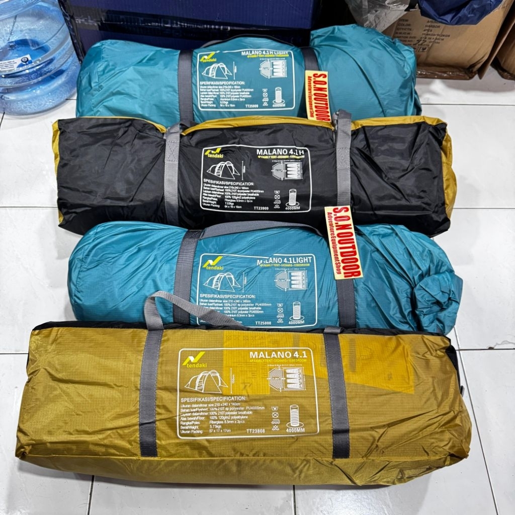 TENDAKI MALANO 4 SERIES TENDA KEMPING FAMILY KELUARGA DOME PRAMUKA