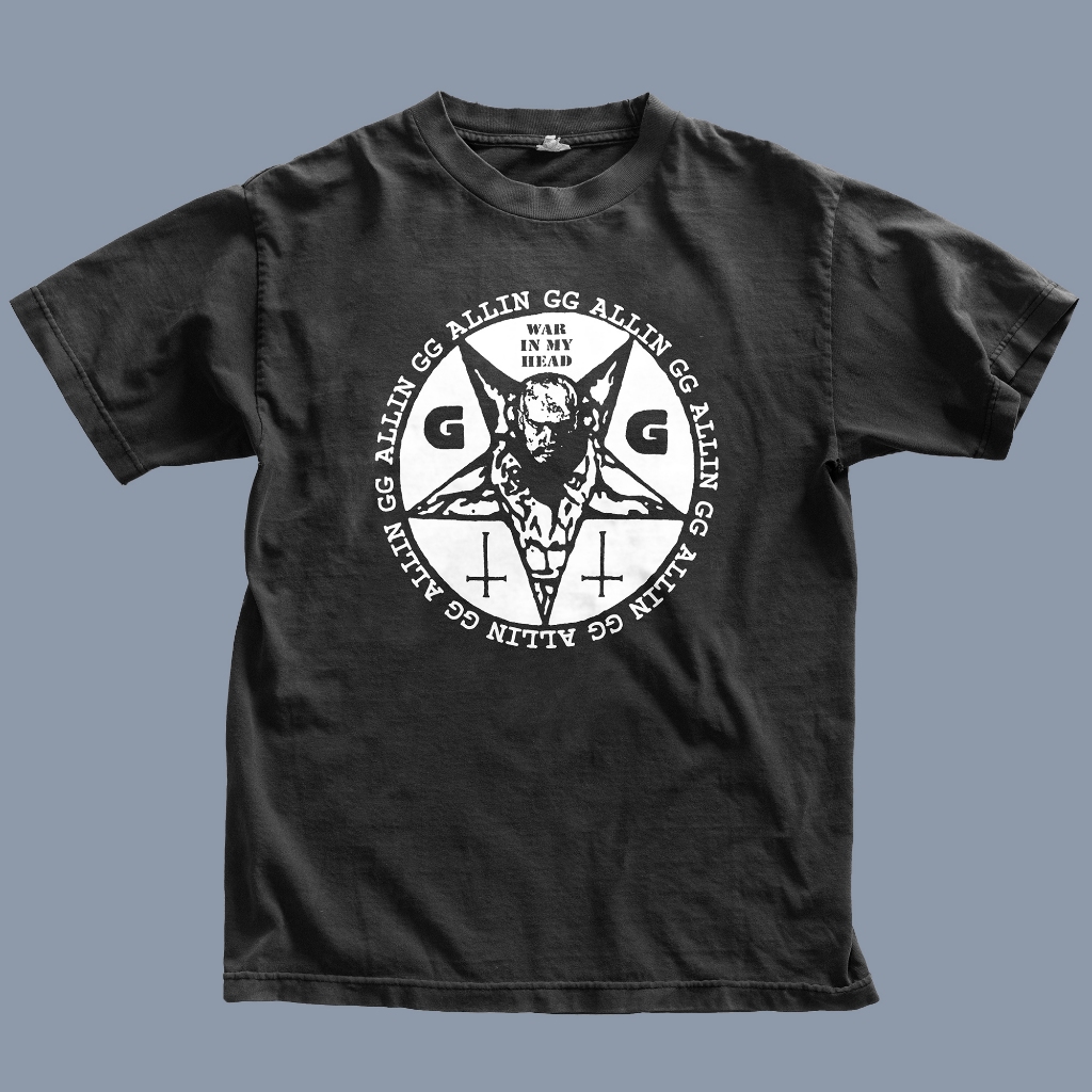 Kaos Band T-Shirt Punk GG ALLIN - War in My Head