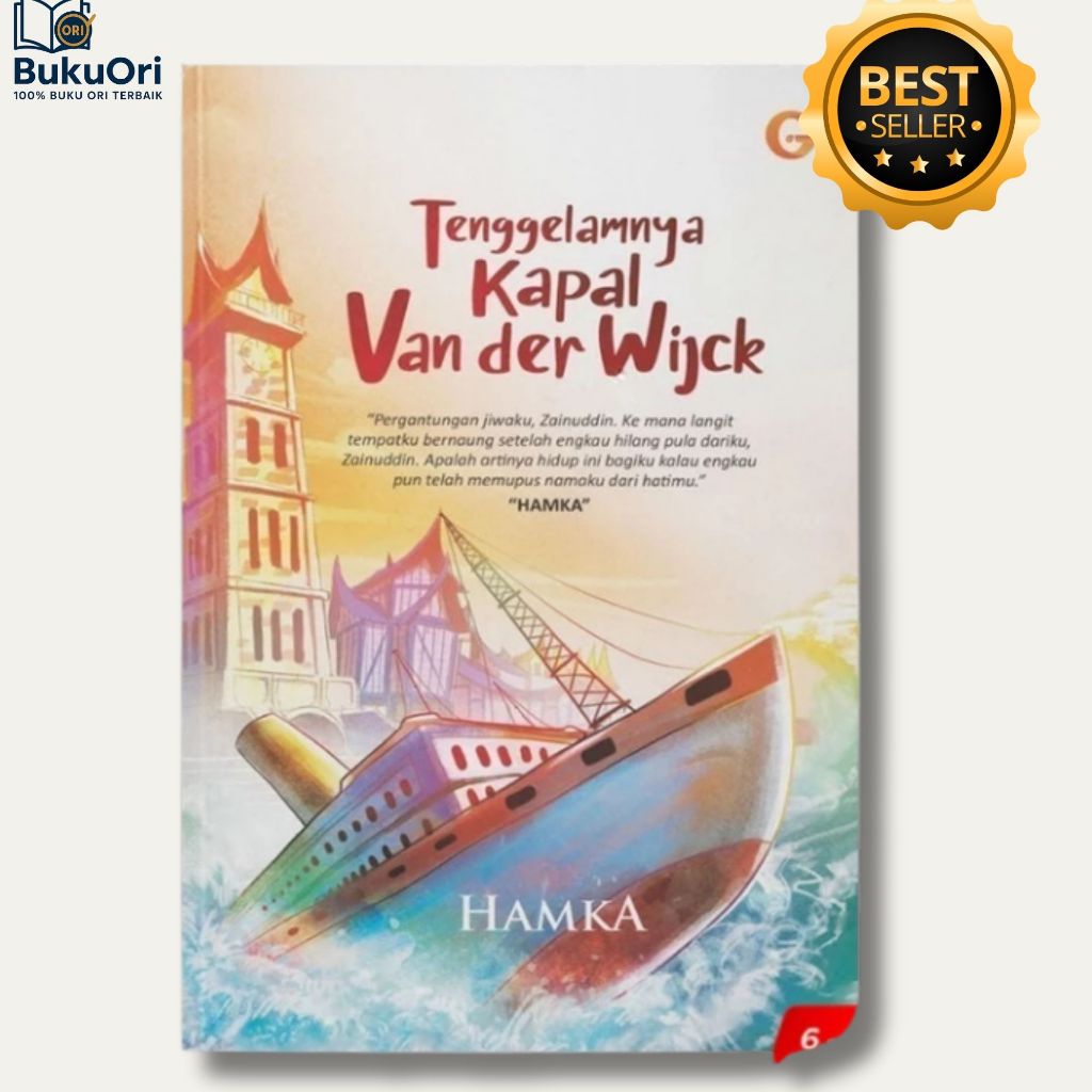 Buku Novel Islami Romantis Buya Hamka Tenggelamnya Kapal Van Der Wijck Best Seller