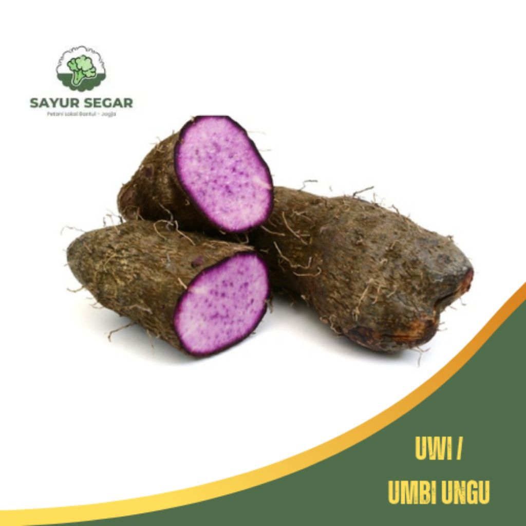 Uwi / Umbi Ungu fresh 1kg