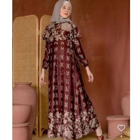 preloved rinjani dress size s wearing klamby signature dress gamis lebaran idul fitri