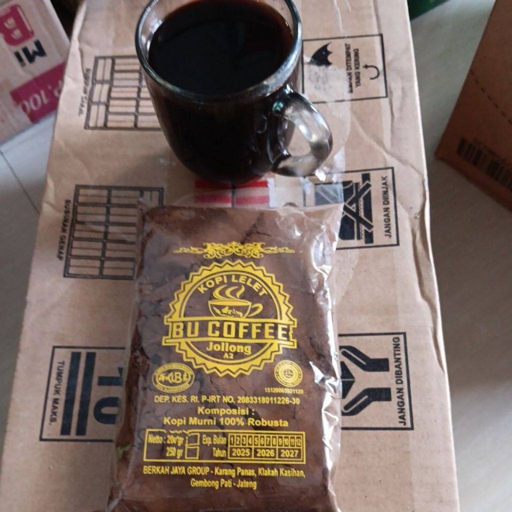Kopi bubuk / Kopi lelet 200 gr khas jolong pati jawa tengah