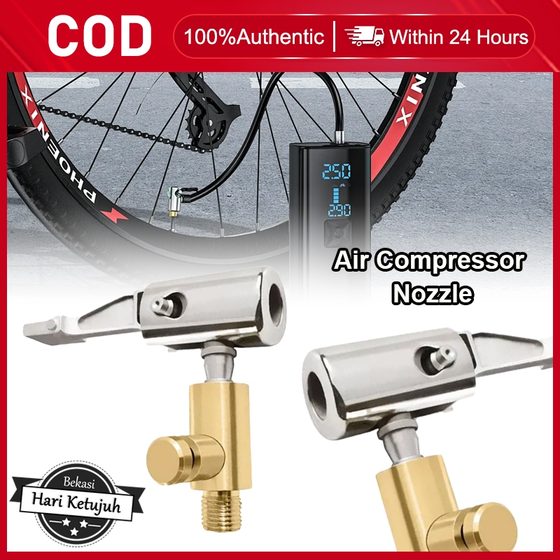 Tire Nozzle Clamp Air Chuck - Klip untuk Tyre Compressor Hose