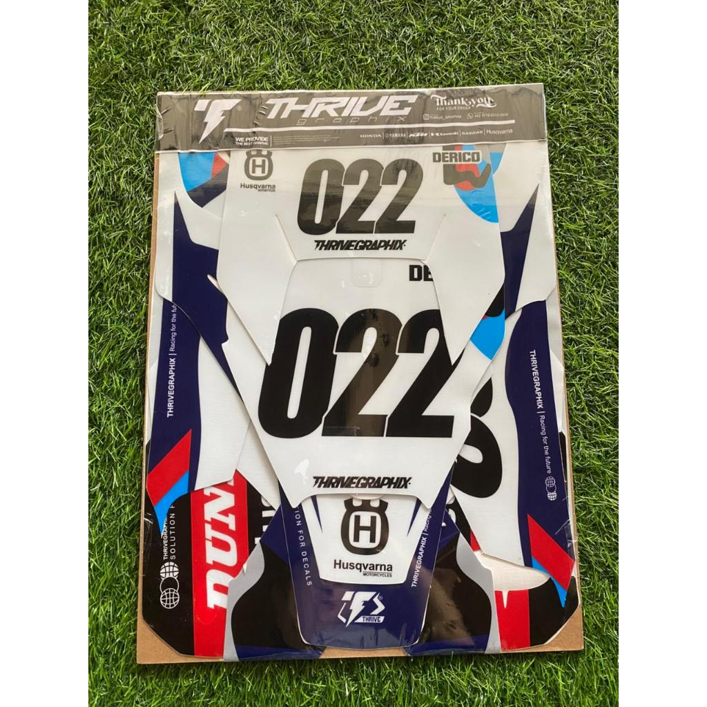 DECAL STIKER CUSTOM HUSQVARNA PREMIUM TRAIL/SUPERMOTO FULL BODY