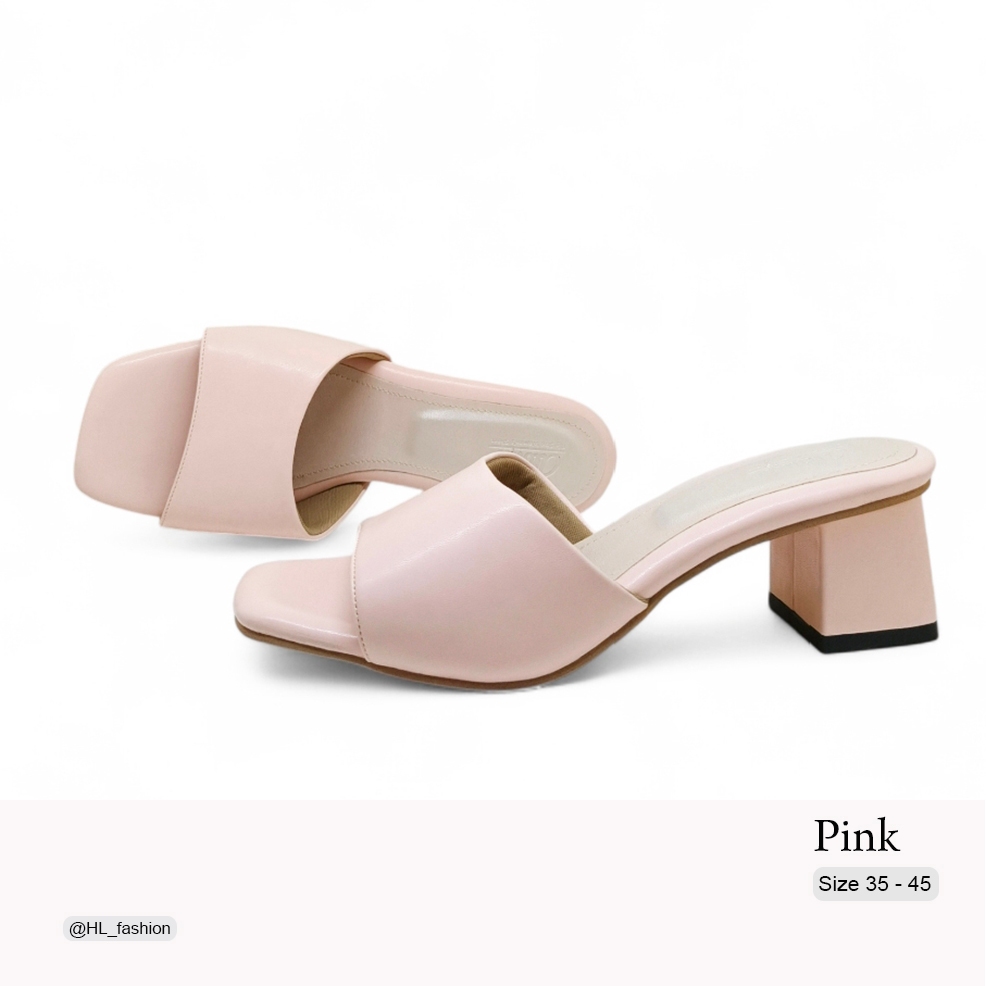 Sendal Wanita Heels Big size 41-42-43-44-45 Sandal Kasual Pesta Ukuran Jumbo Besar