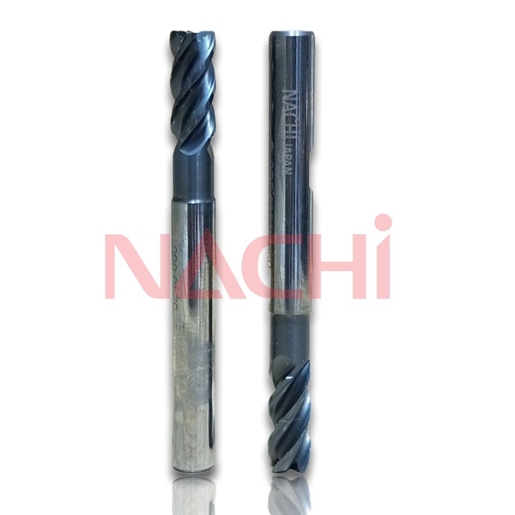 Endmill 6mm 4Flute Nachi Japan Matabor 6 mm 4F Cutter Milling Carbide 6.0 mm 4 flute bekas