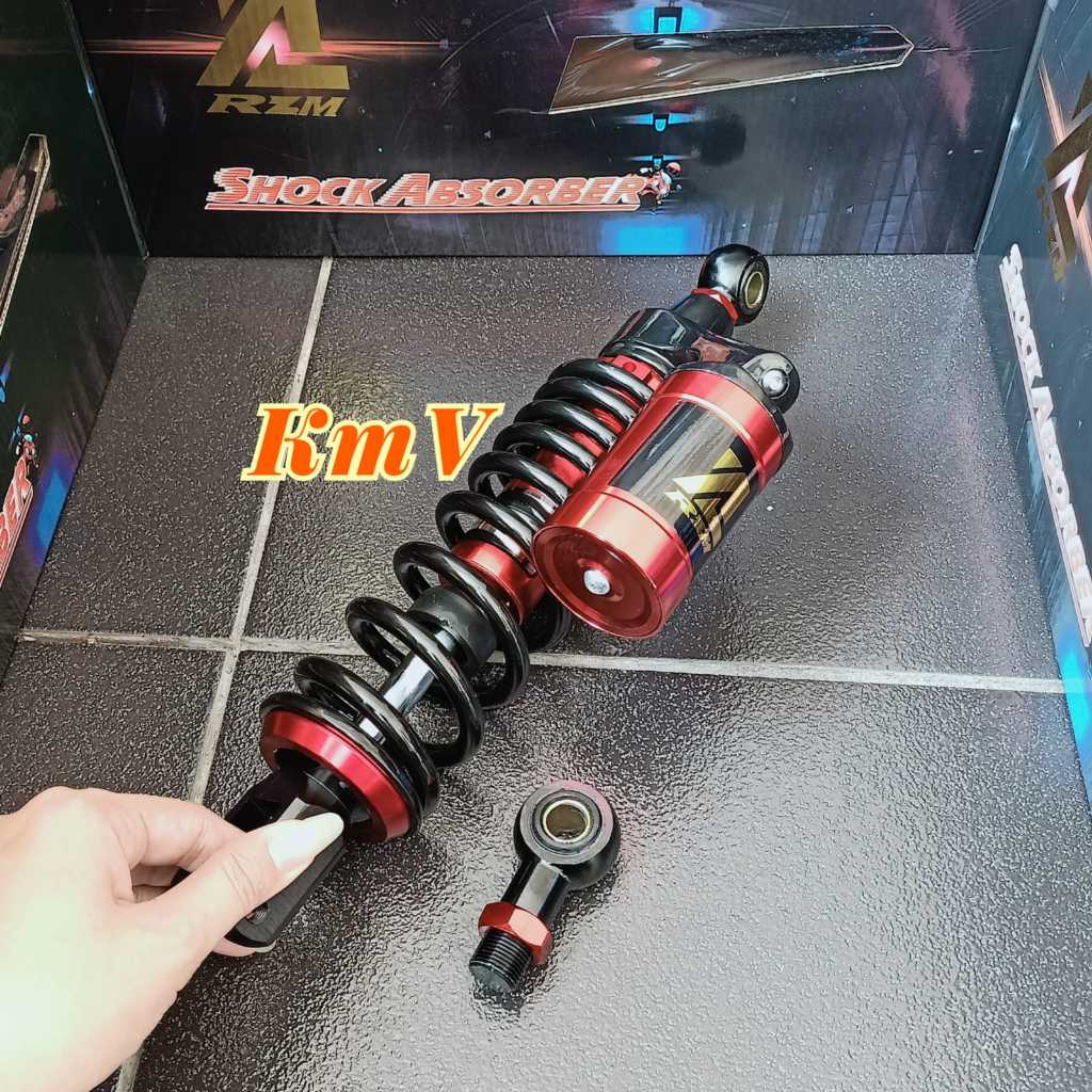 Shock Belakang Matic TABUNG G-Plus 310MM Beat Vario Scoopy Nex Mio Fino Lexy Freego - Merah