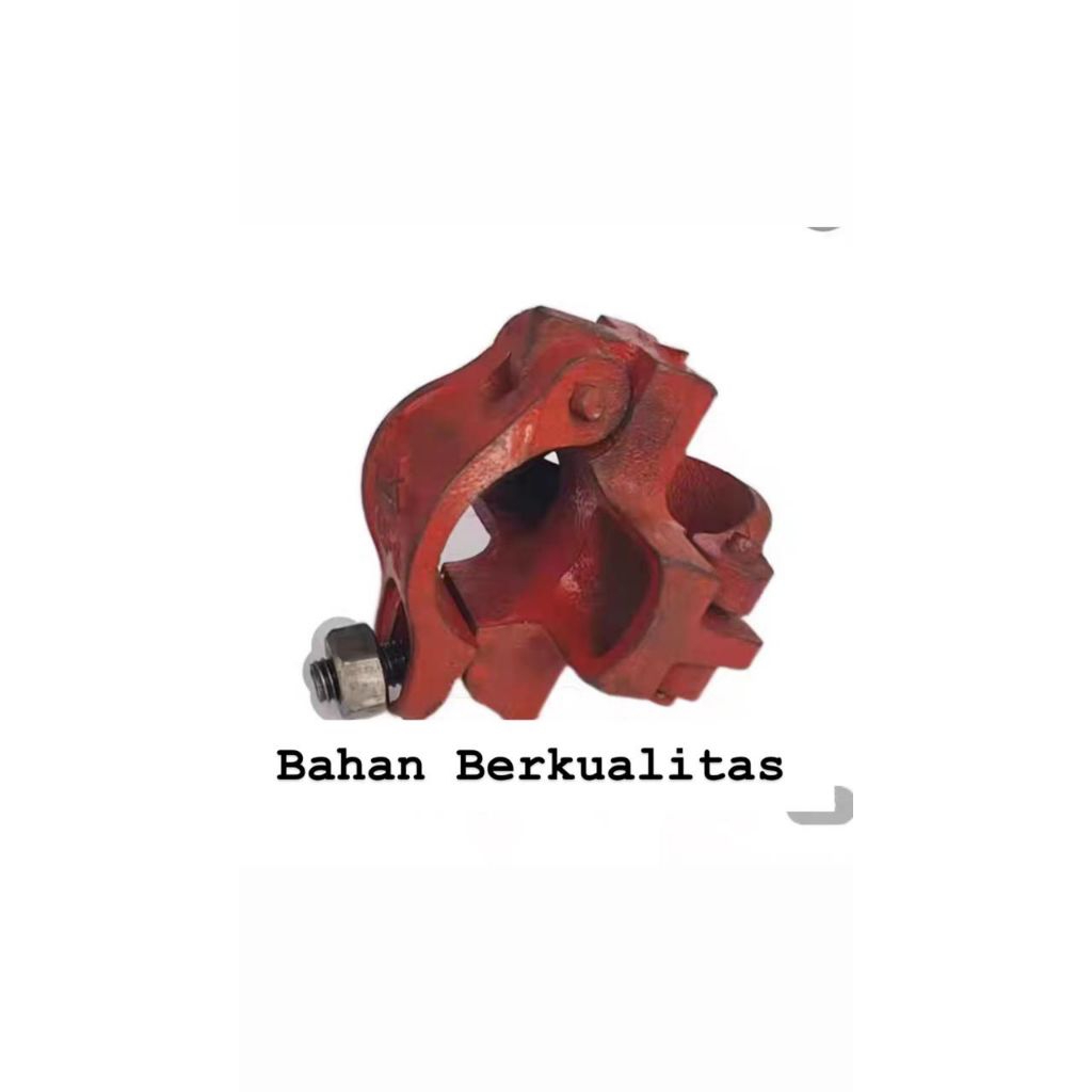 KLEM PIPA SCAFFOLDING MATI / CLAM SWIVEL SCAFFOLDING BAHAN BESI TEBAL.