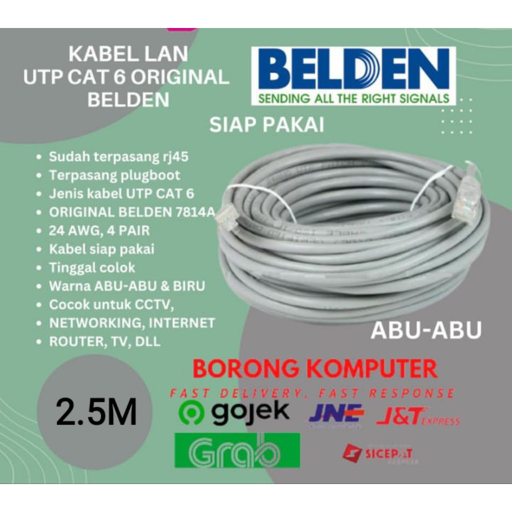 Belden Kabel Cat6 / KABEL LAN UTP CAT 6 BELDEN