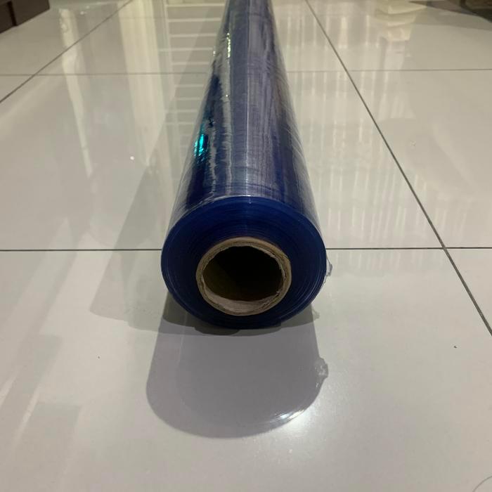 Plastik mika bening lentur roll panjang 50m Lebar 2m Tebal 0.05mm
