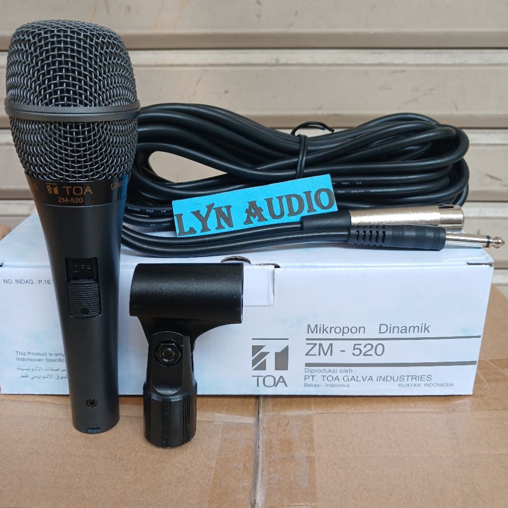 MICROPONE / MiC KABEL TOA ZM-520 ZM520 ZM 520