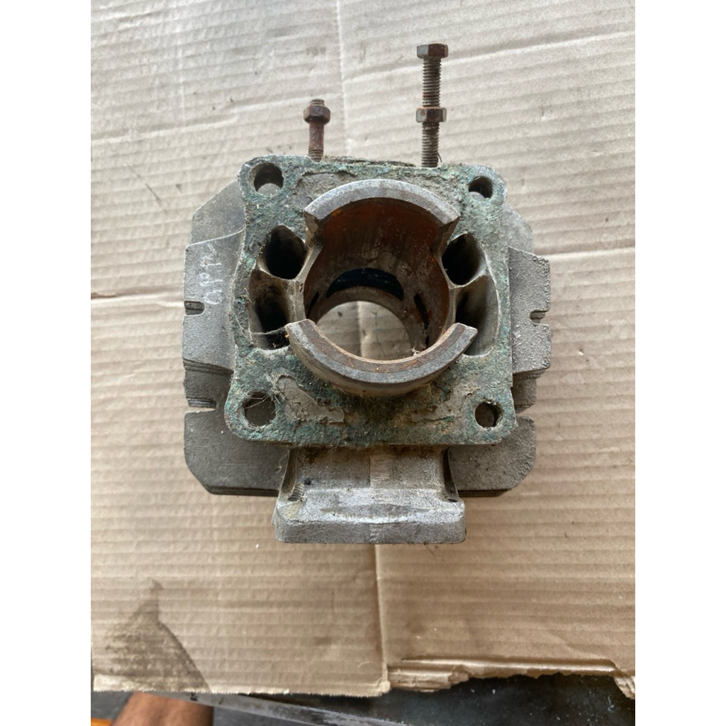 blok block piston seher boring rxs rx spesial yt115  bahan