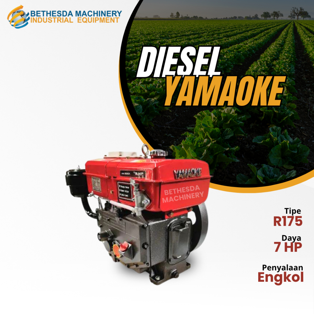 Mesin Diesel Penggerak 7 HP R 175 YAMAOKE