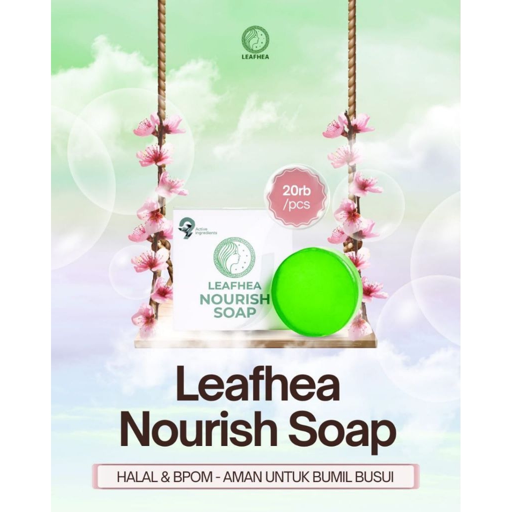 Sabun Leafhea Nourish Soap Original 100% 1 Box