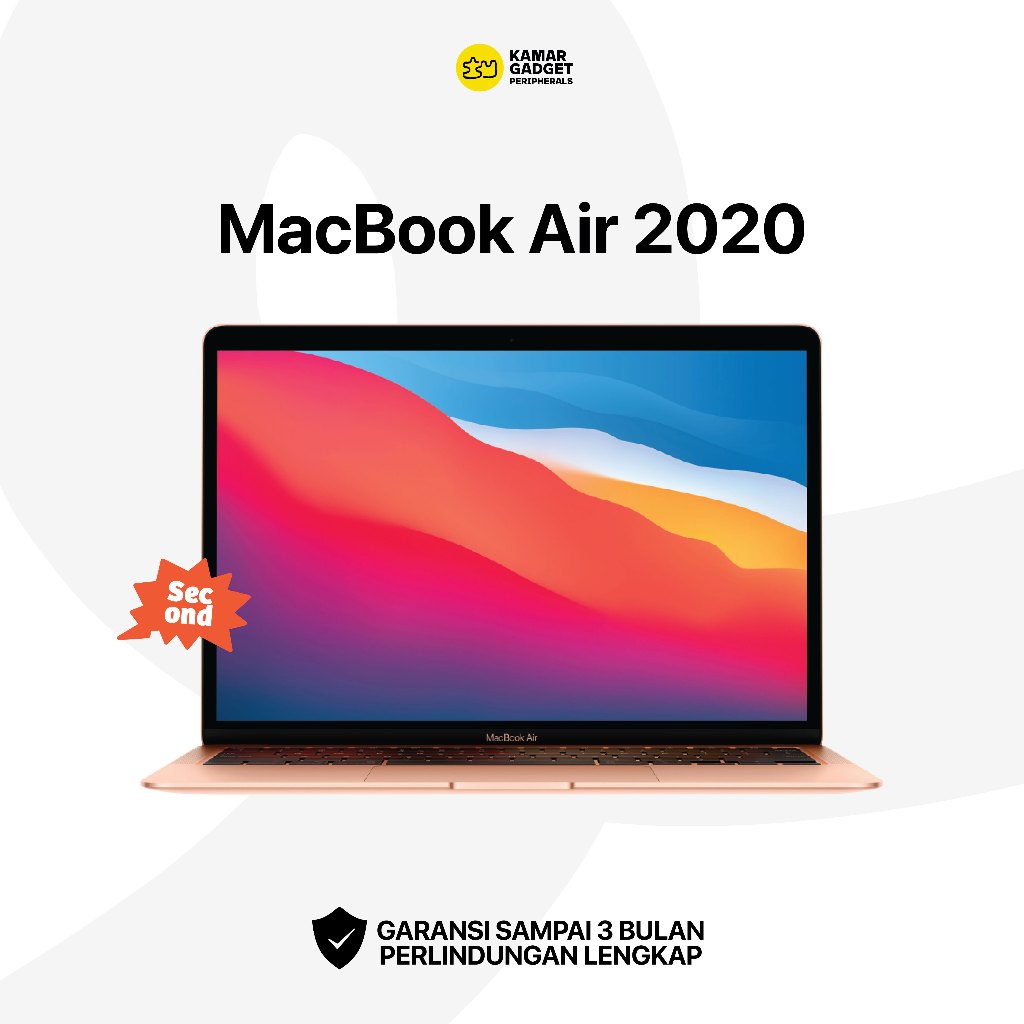 Macbook Air 2020 Second Intel Core i3 - Macbook Second Original Laptop Apple Second Ori Bergaransi M