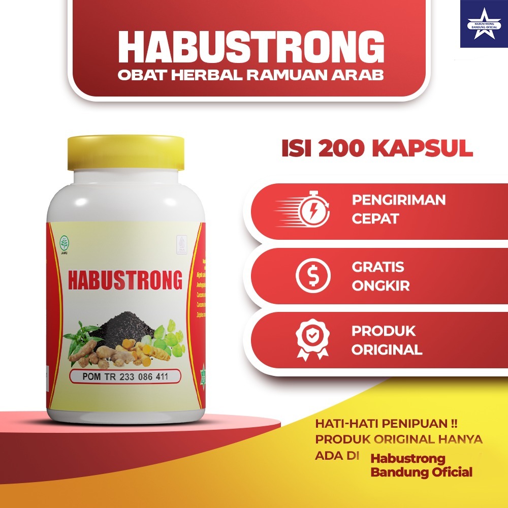 HABUSTRONG STARA TV BANDUNG - OBAT HERBAL RAMUAN ARAB 200 KAPSUL
