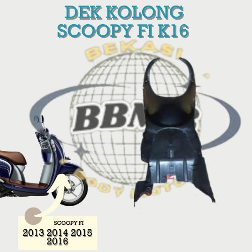 Cover Dek Kolong bawah Paruh Dek Lumpur motor Scoopy FI K16 th 2013 - 2016