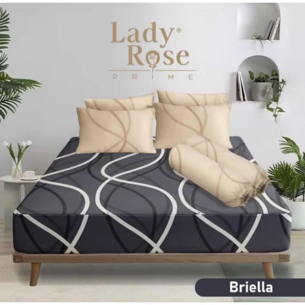Sprei Lady Rose 160x200 T30 Bantal 4 Tinggi 30/ Sprei Queen No 2 / Lady Rose Prime