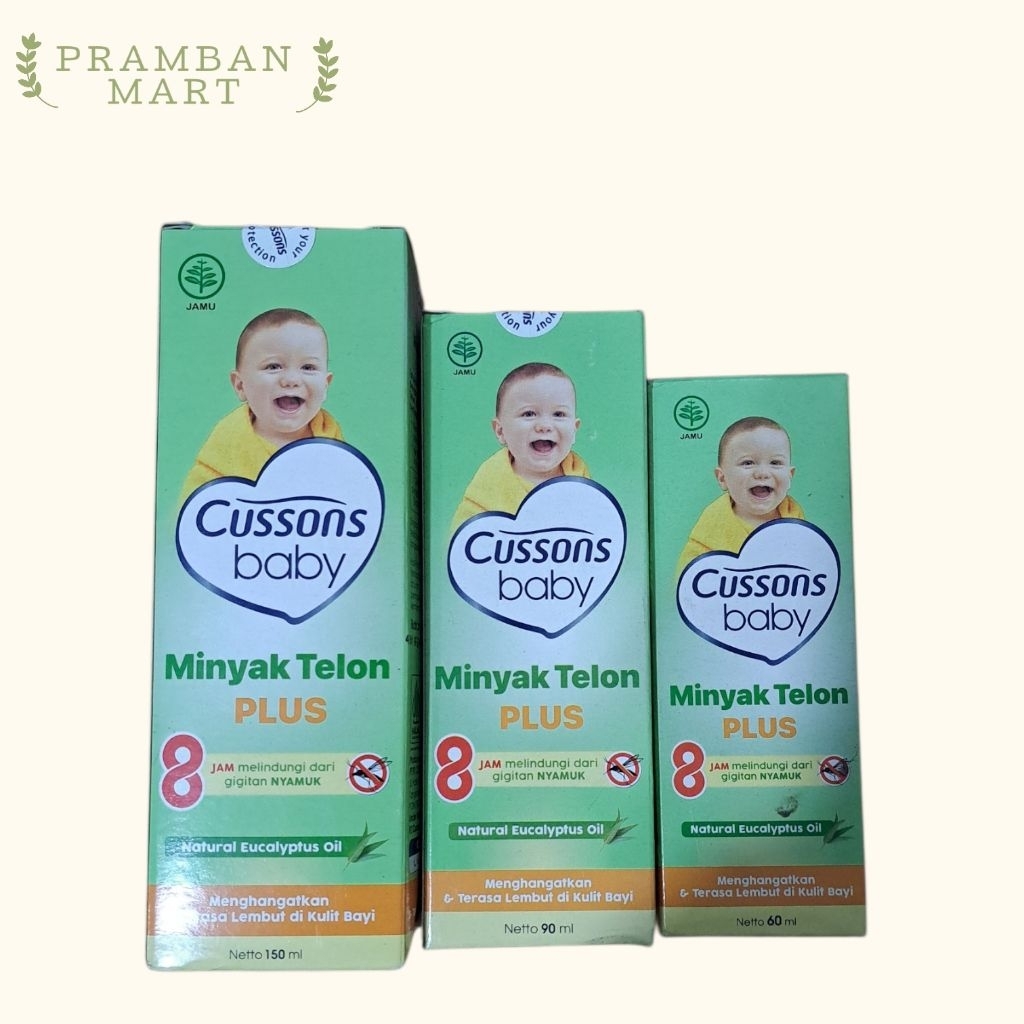 Cussons Baby Telon Oil Plus | minyak telon plus cussons