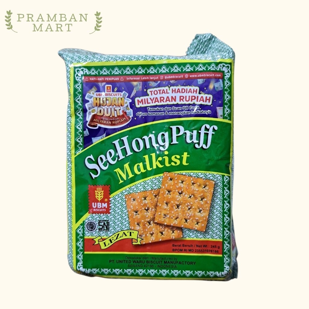 BISKUIT MALKIST UBM See Hong Puff 245gr