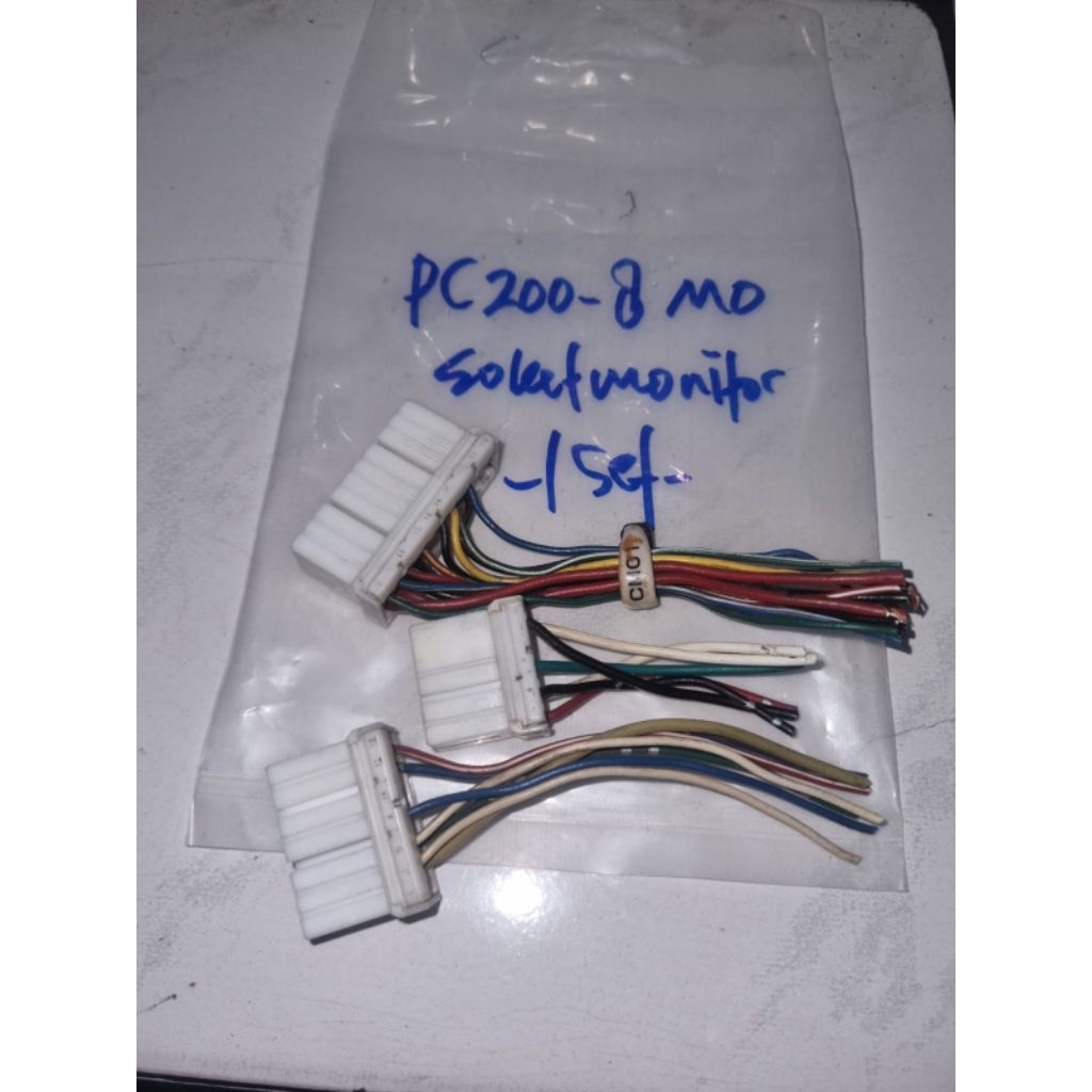 Soket monitor PC200-8MO/soket monitor komatsu/soket set copotan asli/soket monitor bekas bagus genui
