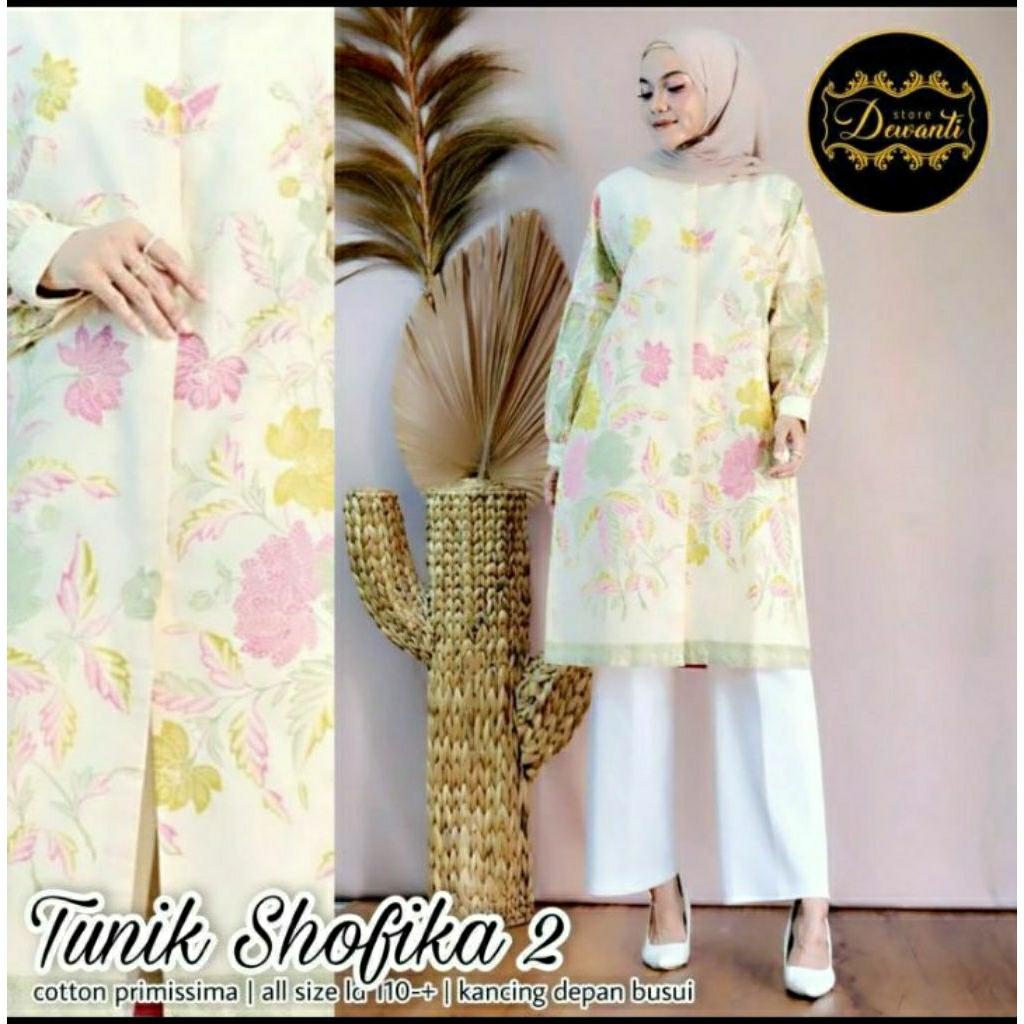 Tunik Shofika Batik Solo Tunik Batik Wanita